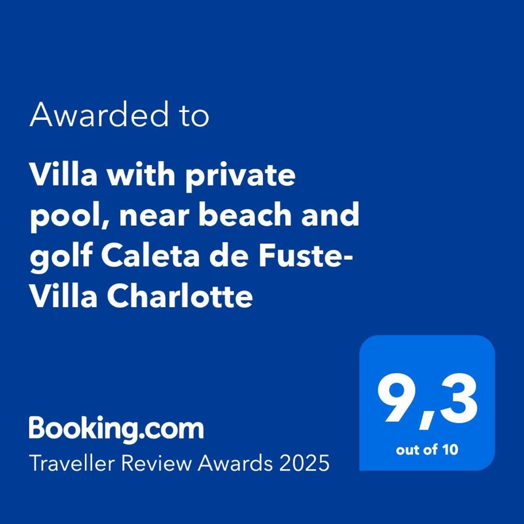 Villa With Private Pool, Near Beach And Golf Caleta De Fuste- Villa Charlotte Costa De Antigua Ngoại thất bức ảnh